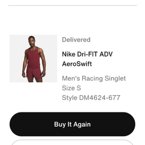 에어로스위프트 싱글렛 aeroswift singlet