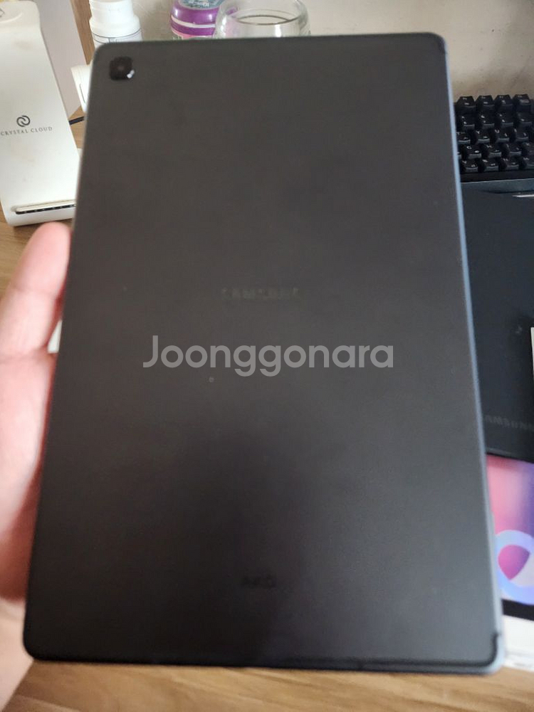 갤럭시탭 s6 lite 64g lte모델+북커버 팝니다--4