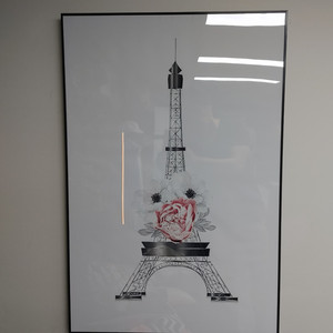 프로방스 에펠탑 장미 가벼운 대형 포스터 그림 액자