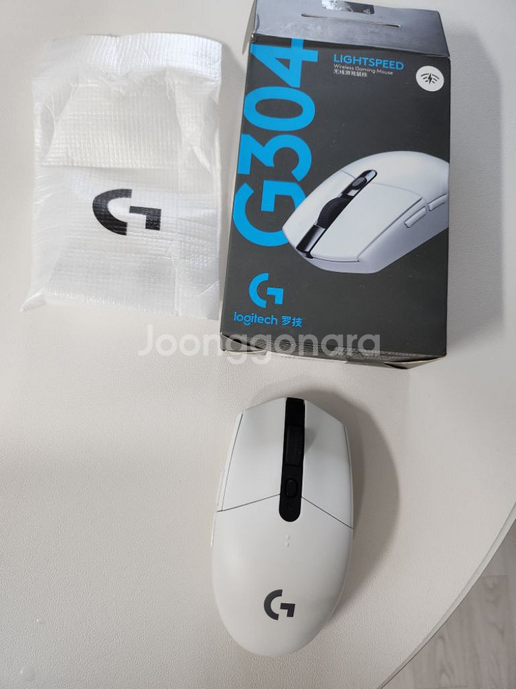 로지텍 G304 화이트 A급 팝니다 | 키보드/마우스/스피커 | 중고나라