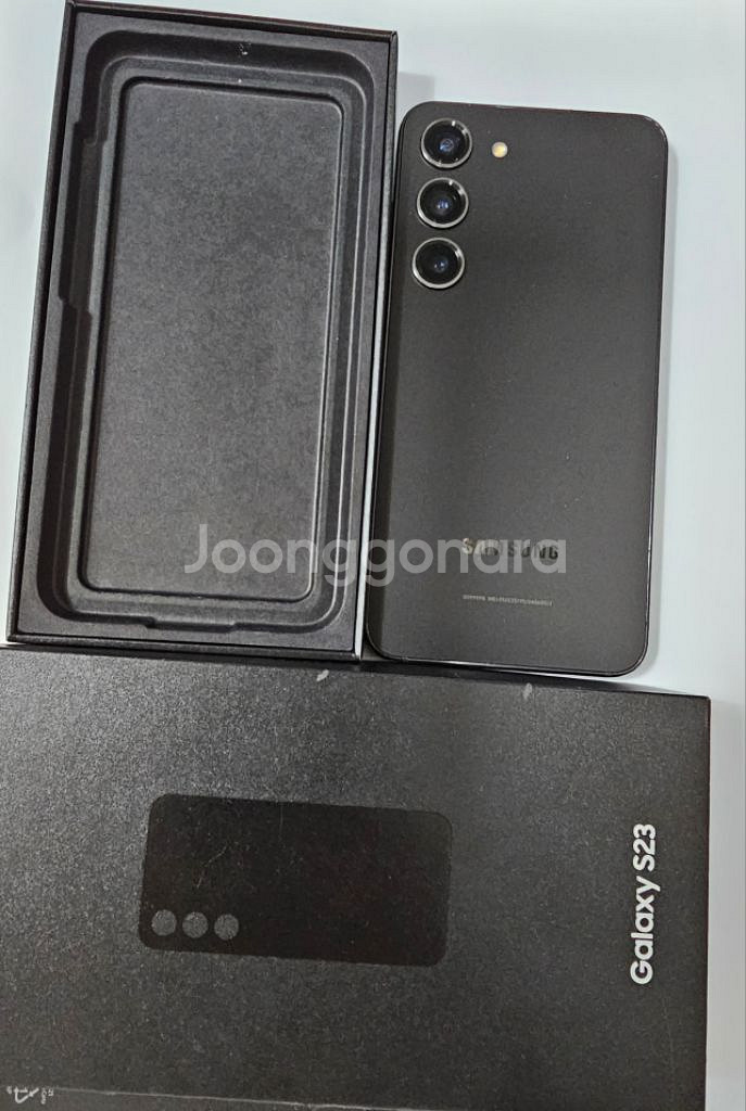 갤럭시 s23 블랙 256gb 팝니다 (자급제)--2