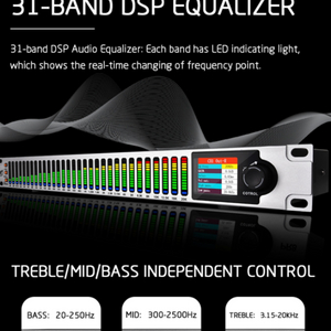 31 밴드 LED 그래픽 디지털 이퀄라이저