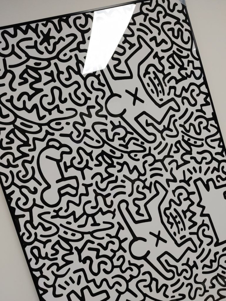 키스해링 대형 팝아트 그림 액자 감성 인태리어액자--5