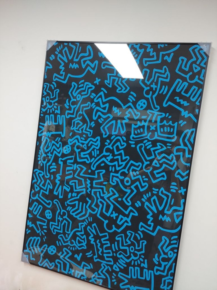 키스해링 대형 팝아트 그림 액자 감성 인테리어소품--3