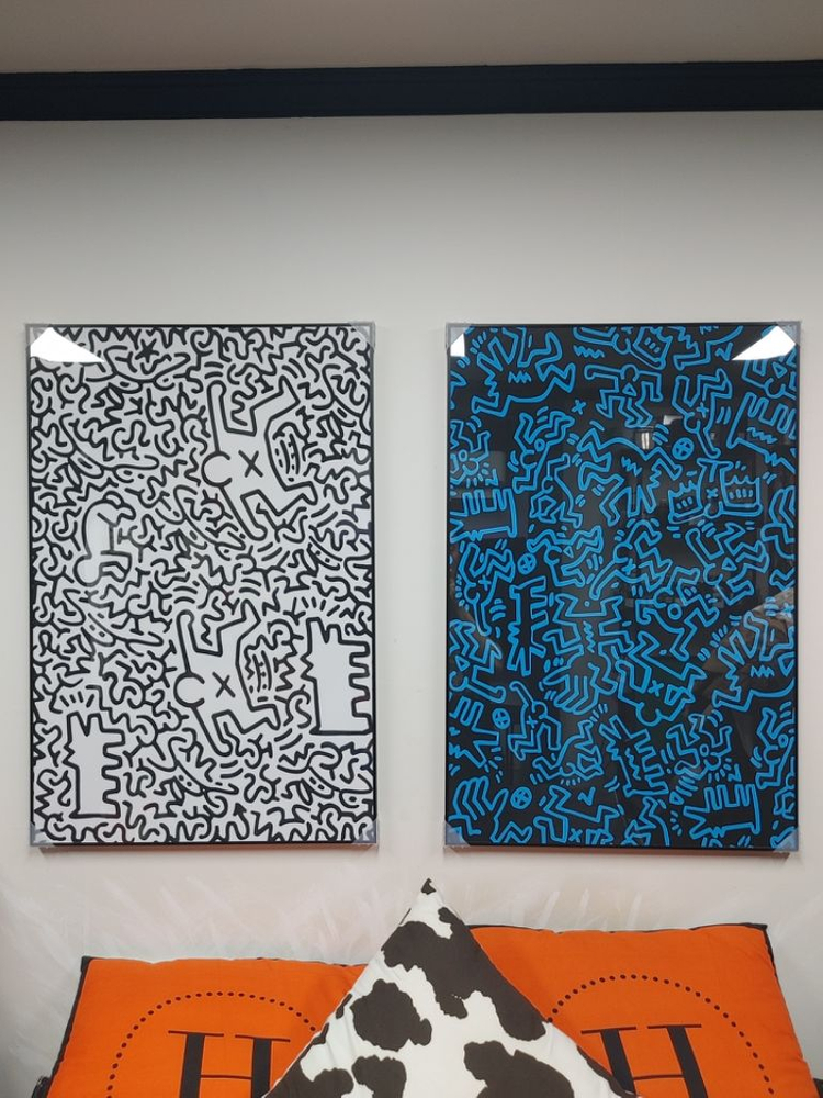 키스해링 대형 팝아트 그림 액자 감성 인테리어소품--4