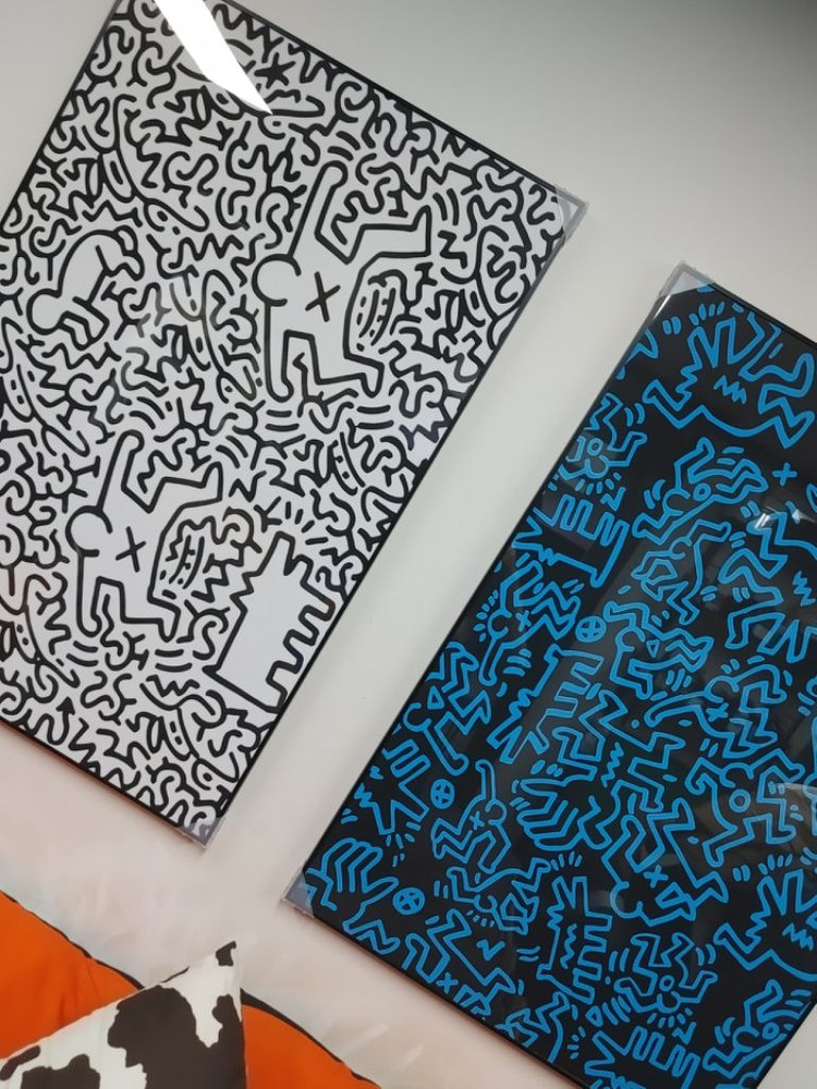 키스해링 대형 팝아트 그림 액자 감성 인테리어소품--6