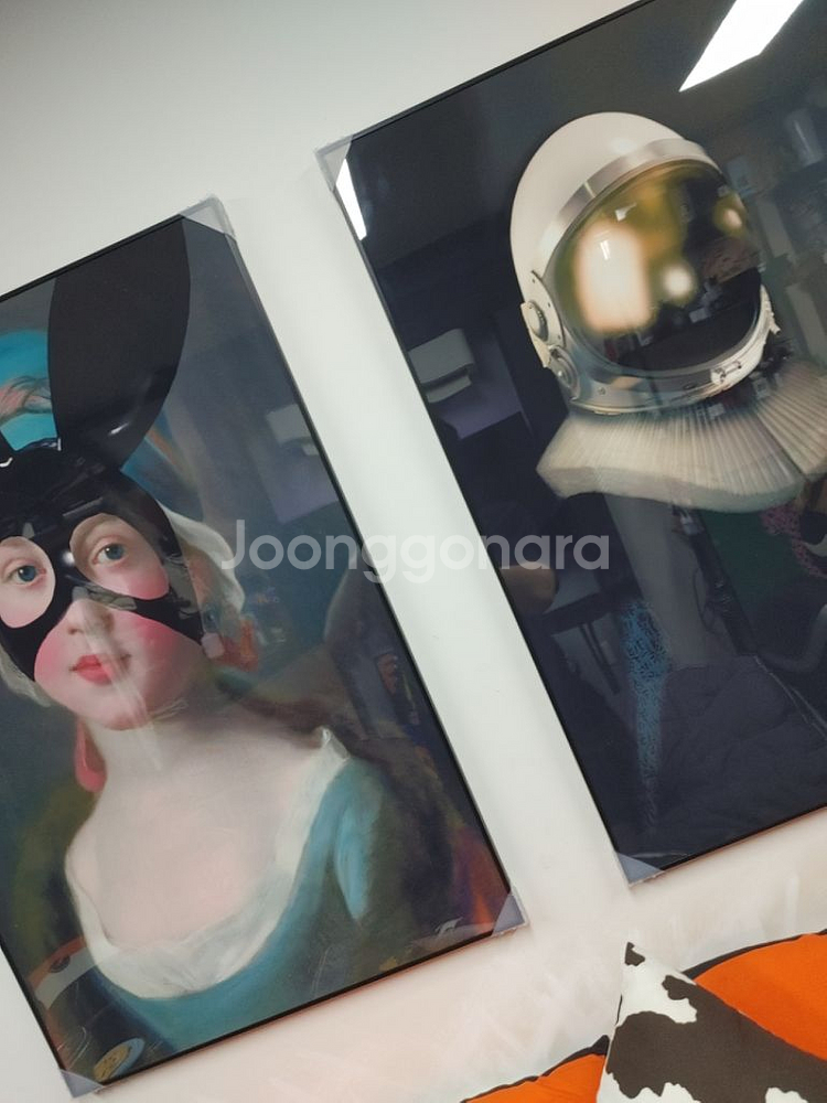 고전 유화명화 초대형 팝아트 그림 액자 인테리어 소품--3
