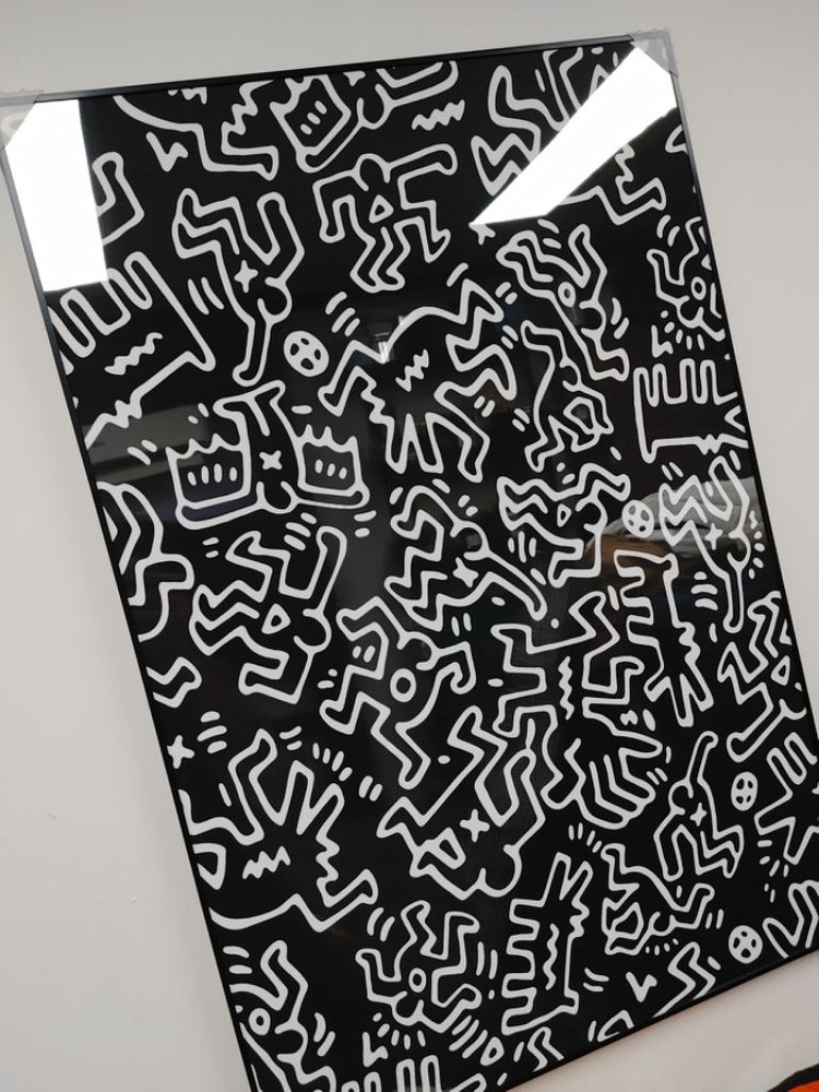 키스해링 대형 팝아트 그림 액자 감성 인테리어액자--1