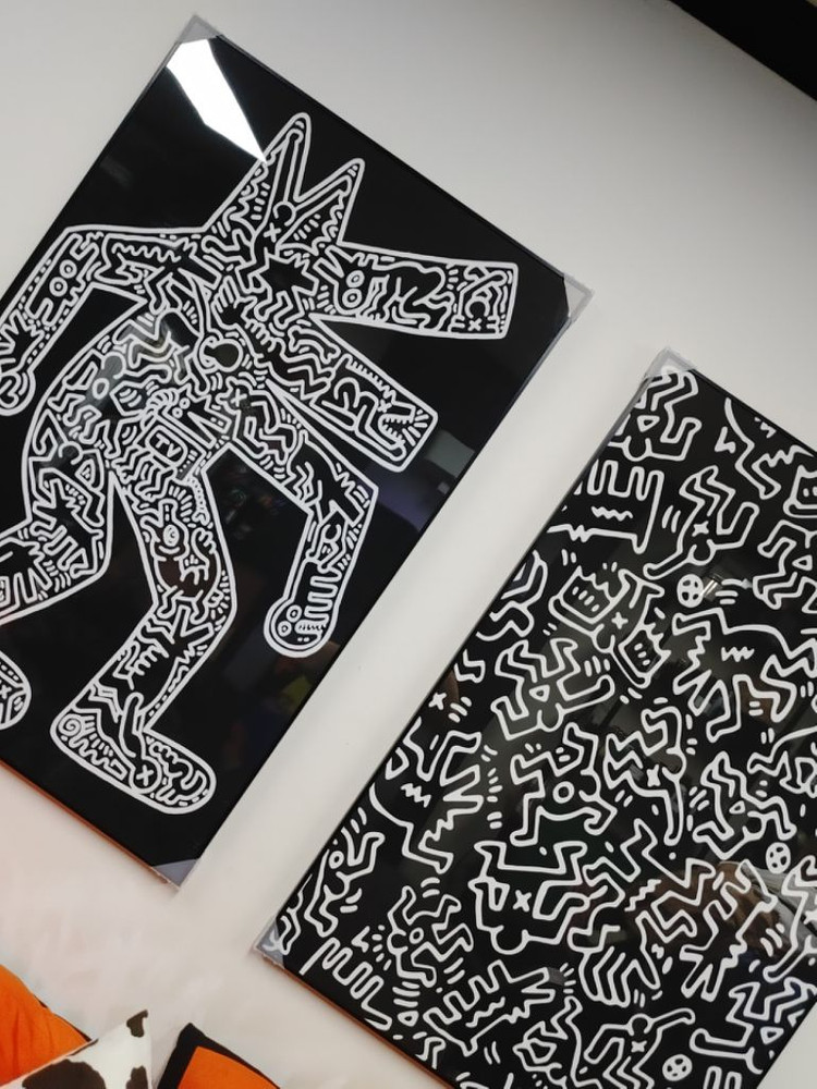 키스해링 대형 팝아트 그림 액자 감성 인테리어액자--5