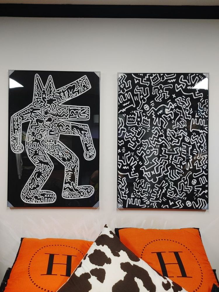 키스해링 대형 팝아트 그림 액자 감성 인테리어액자--4