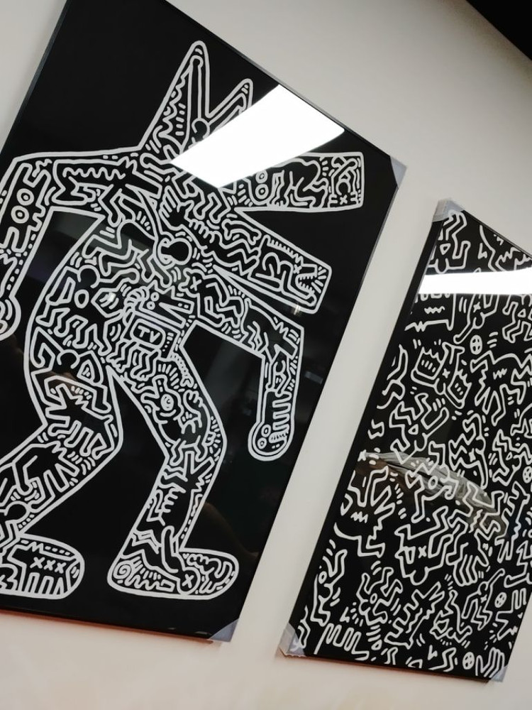 키스해링 대형 팝아트 그림 액자 감성 인테리어액자--7