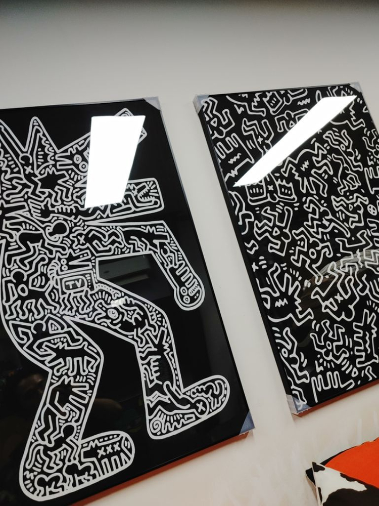 키스해링 대형 팝아트 그림 액자 감성 인테리어액자--6