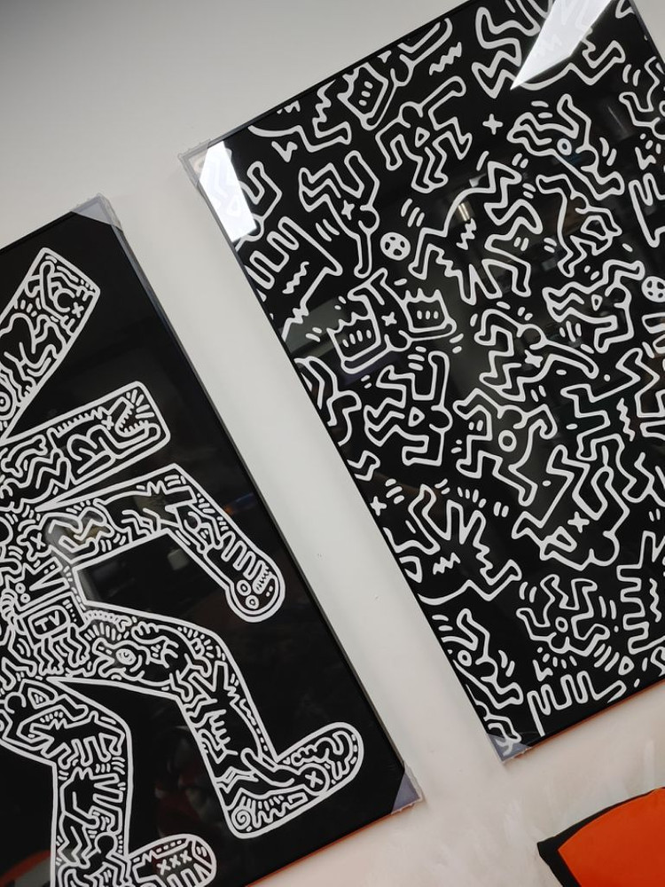 키스해링 대형 팝아트 그림 액자 감성 인테리어액자--8