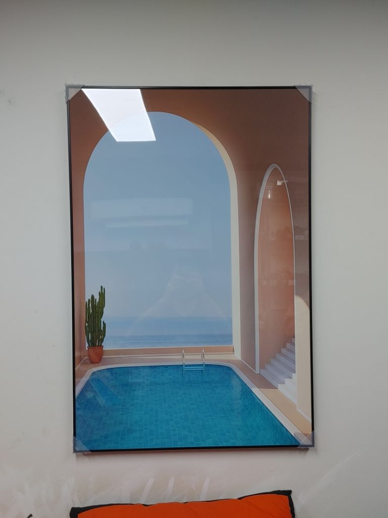 휴양지 수영장 바다 대형 그림 액자 명품 인테리어소품