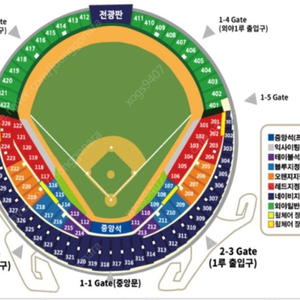 7월21일 엘지 vs ssg 1루 오렌지석2연석 양도