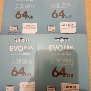 삼성 evo plus msd카드 64GB + 아답터