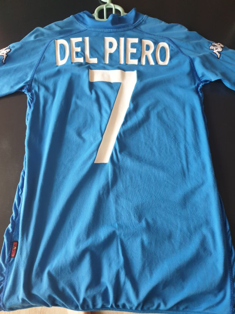 2002월드컵 이탈리아 홈 델피에로 반팔 L사이즈--1