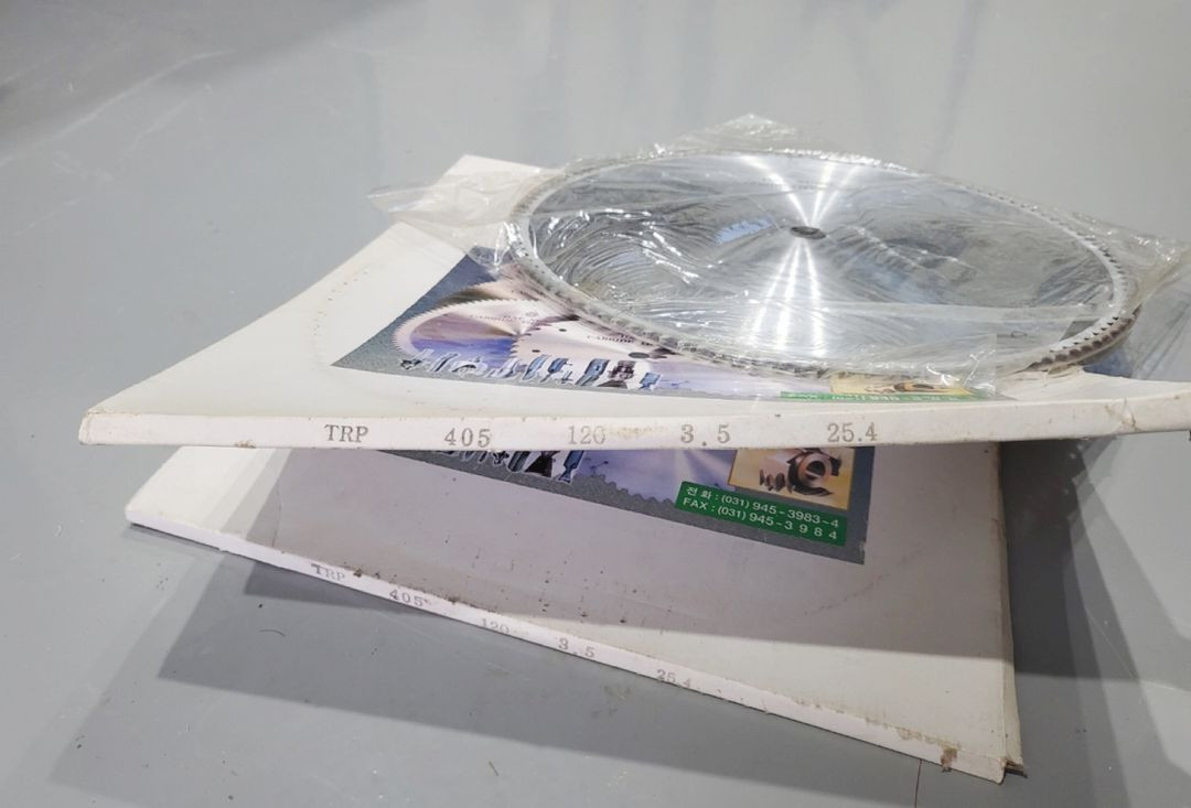 새상품 원형톱날 외경405mm 120날 3.5T--1