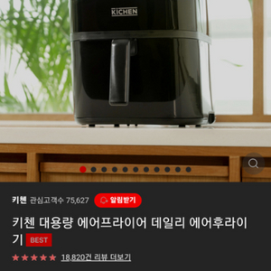 키첸 대용량 에어프라이기 팝니다