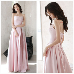 셀프 웨딩 촬영 핑크 2부 피로연 연주회 돌잔치 드레스