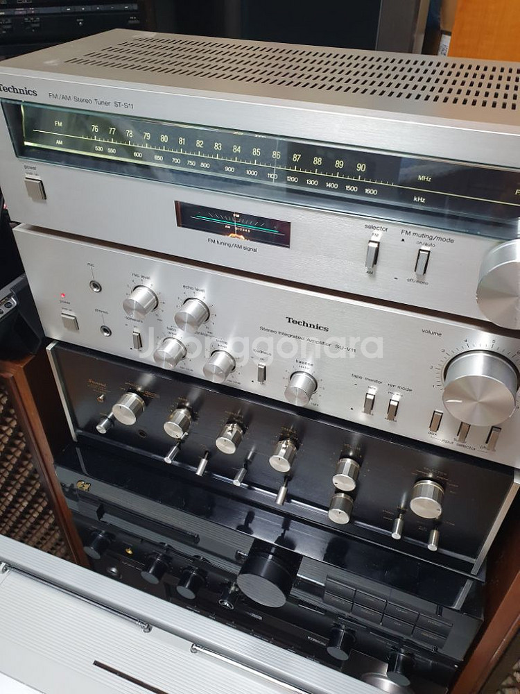 테크닉스ST-S11튜너 SU-V11프리메인앰프--1