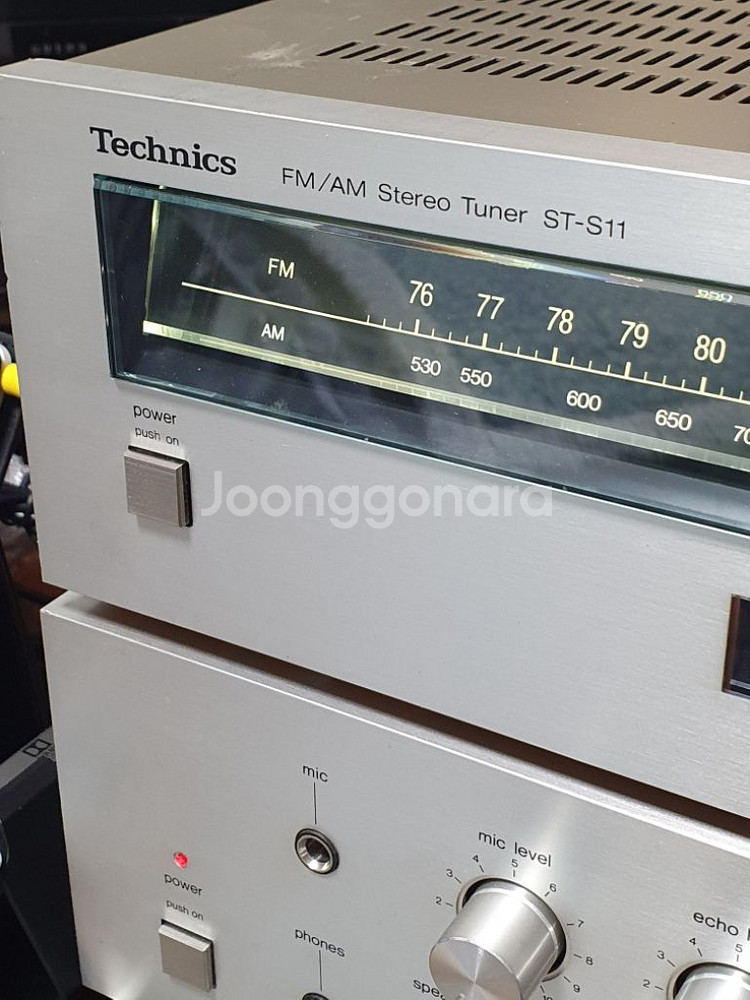 테크닉스ST-S11튜너 SU-V11프리메인앰프--3