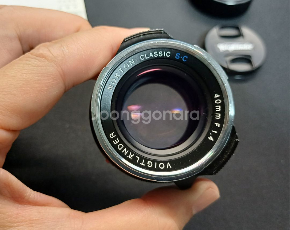 보이그랜더 녹턴 40mm 1.4 SC m마운트--1