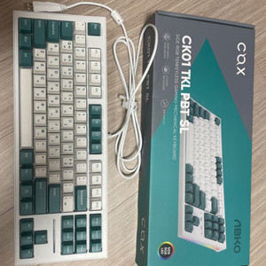 COX CK01 TKL PBT SL키보드 판매합니다