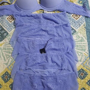 고급 여성브라팬티 80B/95 브라1장. 햄팬티5장