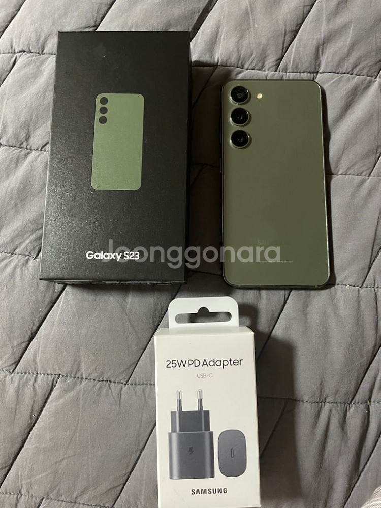 s급 갤럭시s23 256 그린 자급제 판매--0