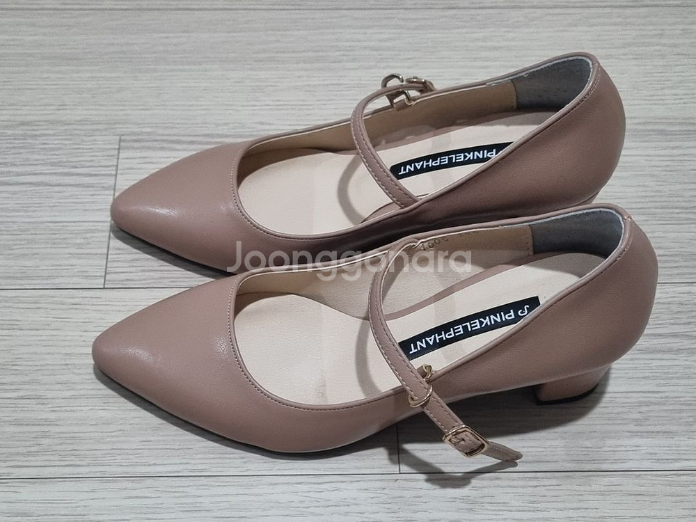 분홍코끼리 독보적 메리제인힐(5cm) 핑크 220 구두--2