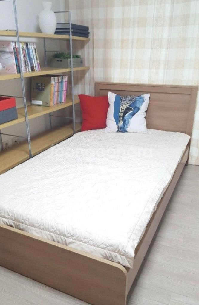 한샘 싱글 침대 프레임 + 시몬스 매트리스--0