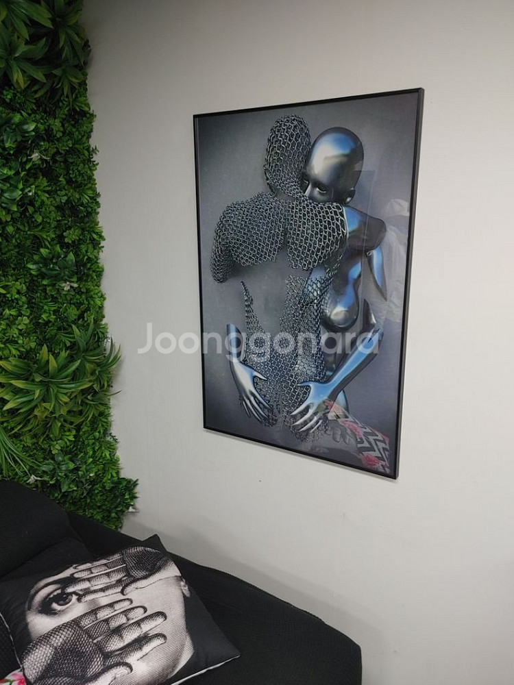 아이언맨 AI 로봇 모던 대형 일러스트 그림 액자--1