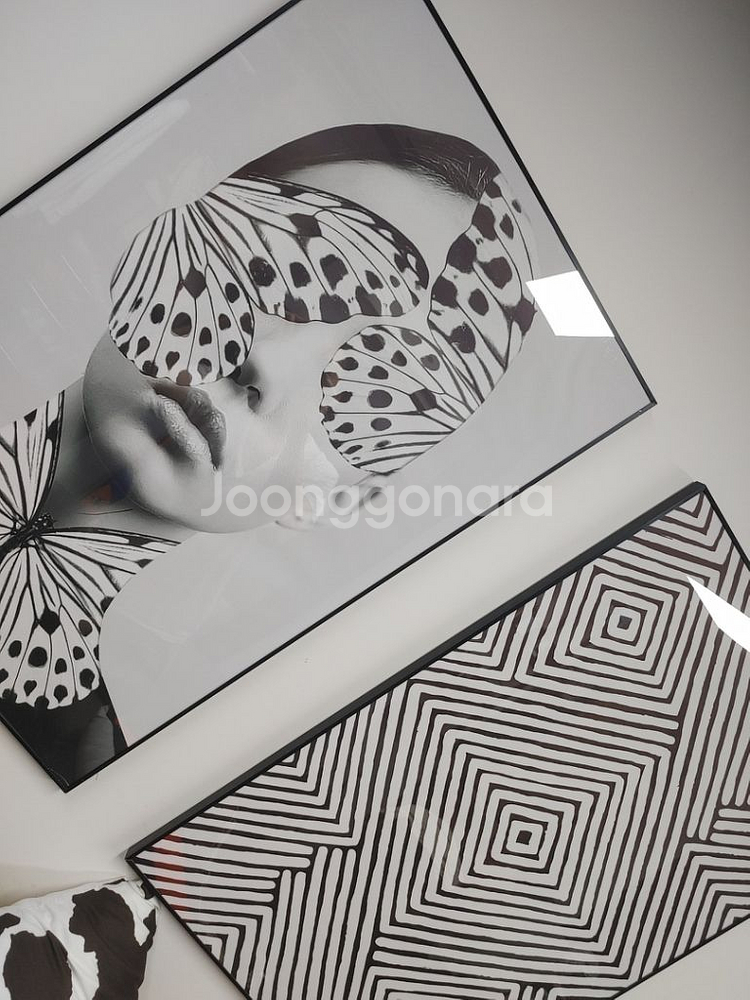 모던액자 인물화 추상화 기하학 팝아트 대형 그림 액자--1