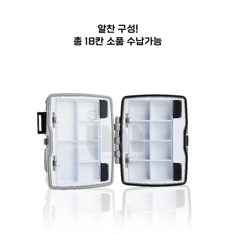 태클박스 18칸 소품 박스 낚시 소품 새상품 이미지