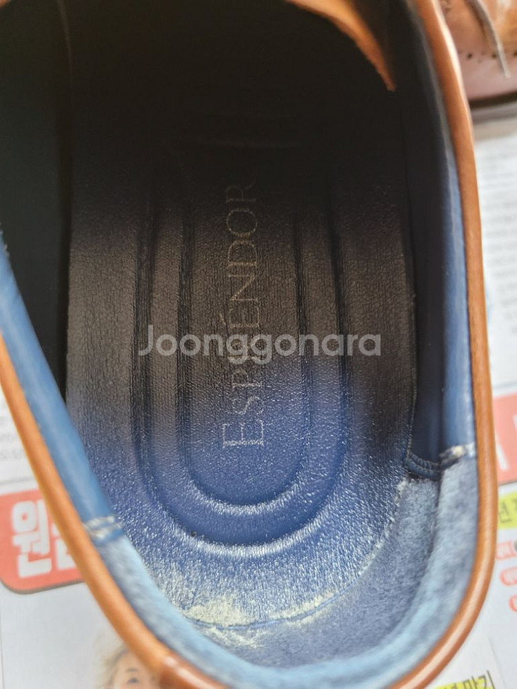 금강제화 에스프랜도 키높이 구두250mm--1