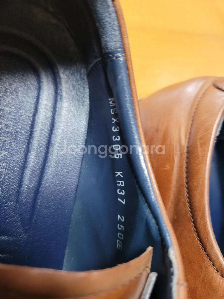 금강제화 에스프랜도 키높이 구두250mm--6