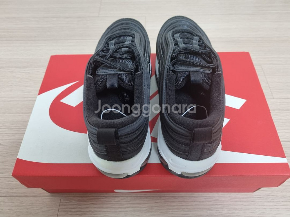 나이키 에어맥스97 검흰 225 (우먼스)--3