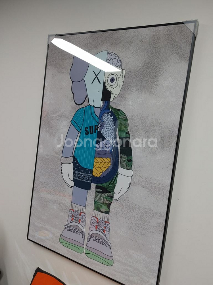 카우스 베어브릭 대형 피규어 그림 액자 인테리어소품--5
