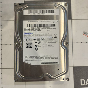 삼성 하드디스크 HDD 1TB 3.5 중고