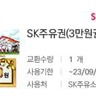 sk주유권 3만원권