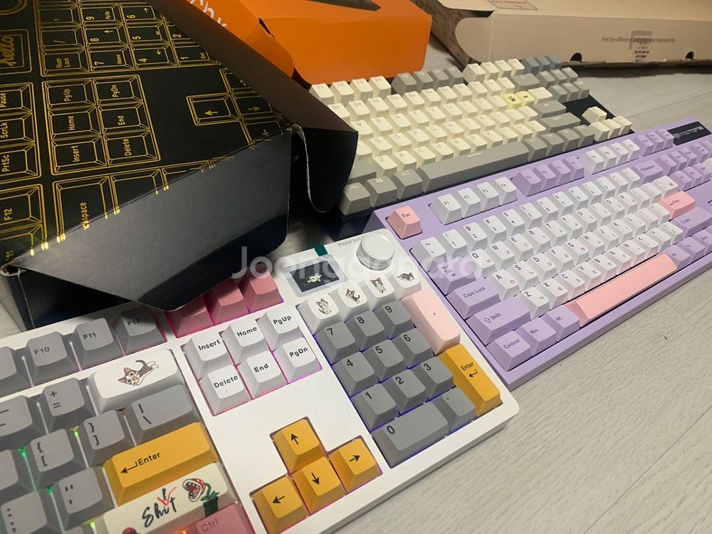 풀윤활 커스텀 다얼유 a104 pro 게이밍 키보드--1