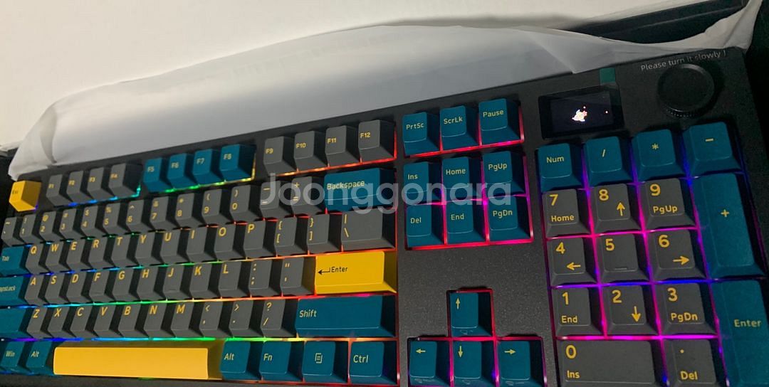 풀윤활 커스텀 다얼유 a104 pro 게이밍 키보드--2