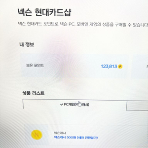 넥슨캐시 10만