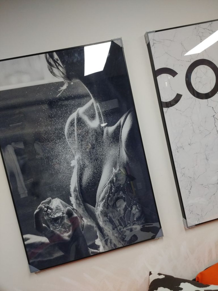 화이트 블랙 톤 인테리어 포인트 감성 대형 그림 액자--2