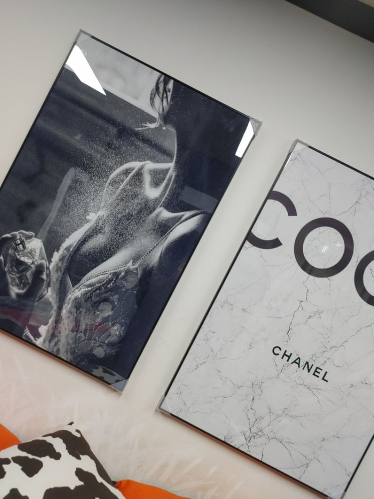 화이트 블랙 톤 인테리어 포인트 감성 대형 그림 액자--1