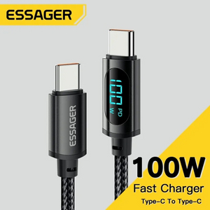 100W USB C to C PD LED 스크린 케이블