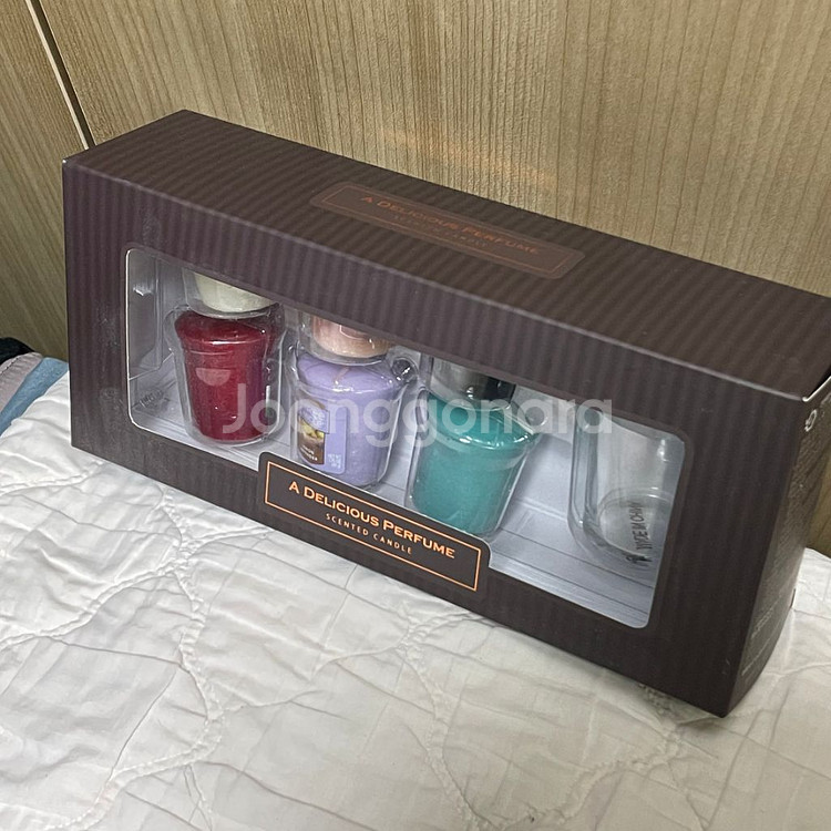 양키캔들 향초+홀더 선물세트 미개봉--2