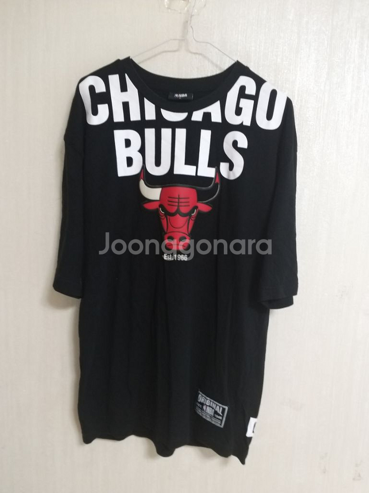 남성 NBA 시카고불스 반팔티셔츠 (오버핏100)--2