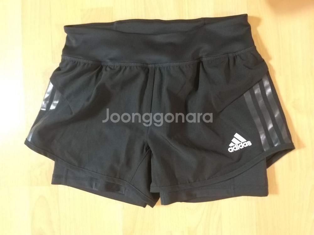 여성 아디다스 런닝 반바지 (스판27-28)--3